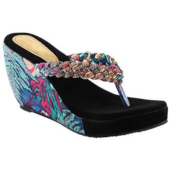 Do Bhai Women Solid Wedges 3