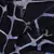Silk cashmere printed scarf  in black and blue