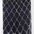 Silk cashmere printed scarf  in black and blue