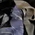 Silk cashmere printed scarf  in black and white