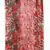 Red printed silk cashmere scarf