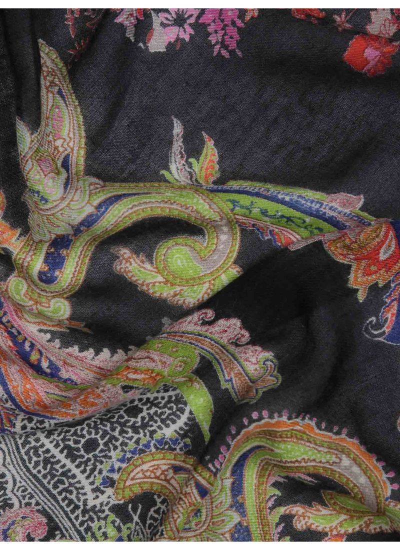 Beautiful paisely Silk Cashmere Scarf