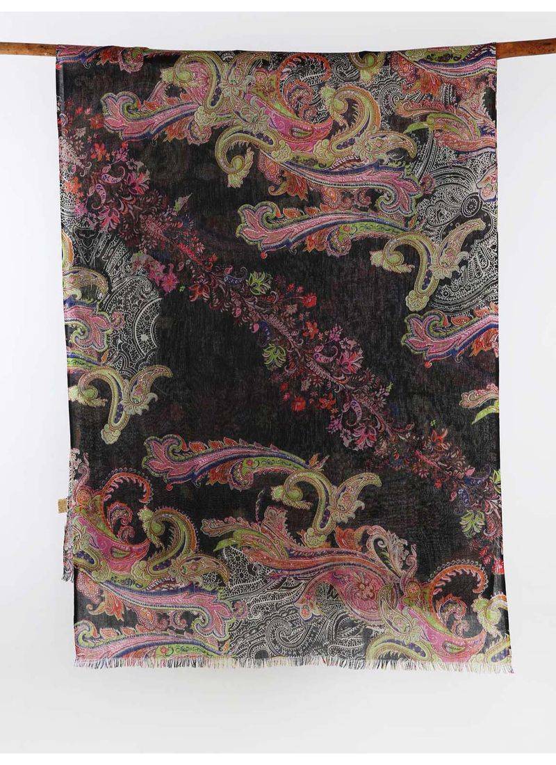 Beautiful paisely Silk Cashmere Scarf