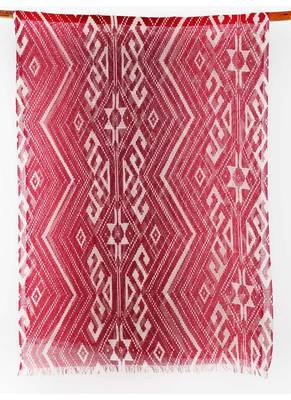 Silk cashmere printed scarf 1