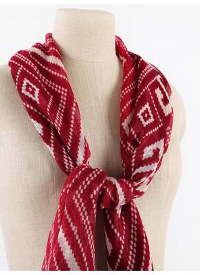 Silk cashmere printed scarf 4