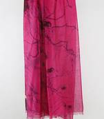 dusky pink silk cashmere scarf