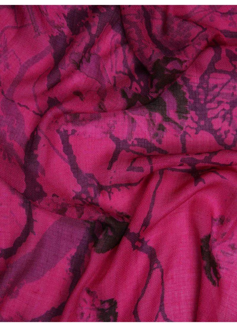 dusky pink silk cashmere scarf