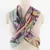 Pink and blue paisely printed scarf
