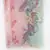 Pink and blue paisely printed scarf