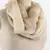 Neutral printed silk cashmere scarf