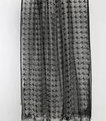 Houndstooth printed cashmere blend scarf