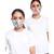 PS Masks Twin Set - Stone Ikat Garden Print Structured 3 Ply Masks with Pouches