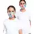 PS Masks Twin Set - Stone Ikat Garden Print Structured 3 Ply Masks with Pouches