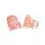 PS Masks Twin Set - Coral Chidiya Print Structured 3 Ply Masks with Pouches