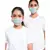 PS Masks Twin Set - Aqua and Coral Chidiya Print Pleated 3 Ply Masks with Pouches