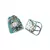 PS Masks Twin Set - White and Blue Ikat Love Print Pleated 3 Ply Masks with Pouches