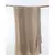 Hand knitted natural undyed luxury cashmere scarf