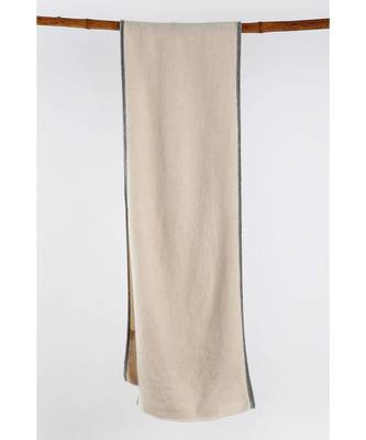 Pure cashmere  handknitted muffler 1