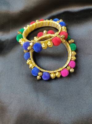 Multicolor Ethnic Bangles (With Ghungroo) 1