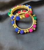 Multicolor Ethnic Bangles (With Ghungroo)