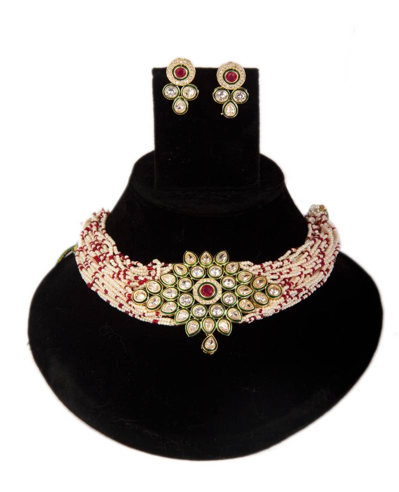 Red necklaces