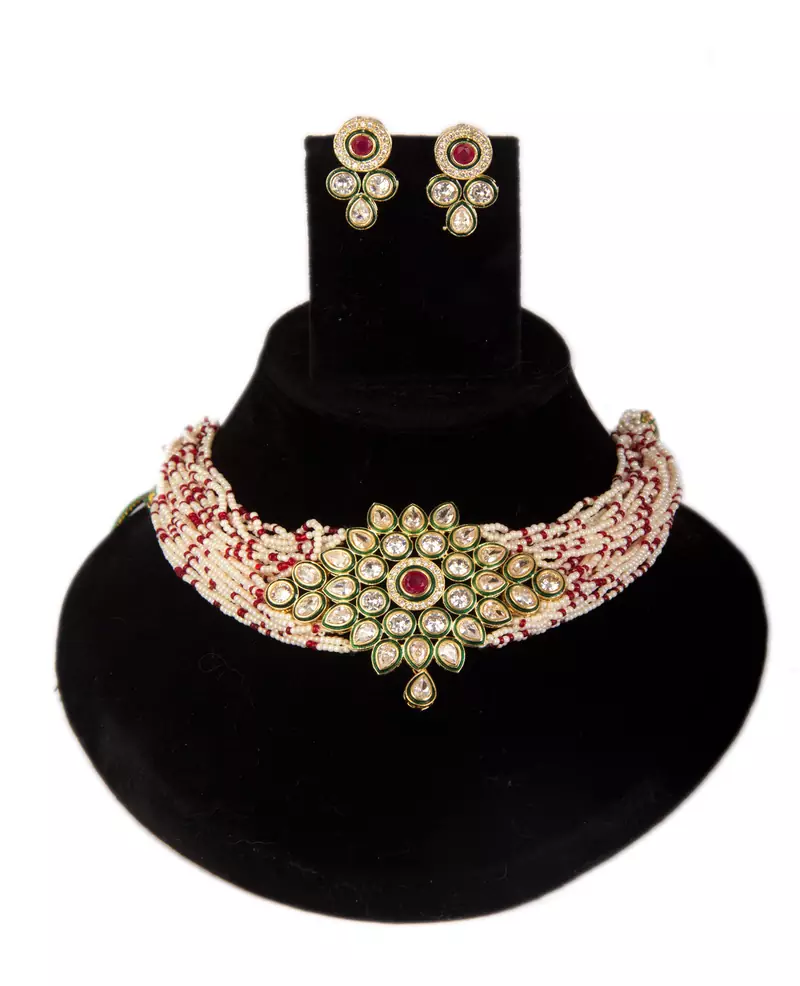 Red necklaces