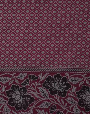 PurpleSemi Kataan Silk Banarasi Booti Saree 5
