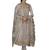 Grey embroidered tussar silk salwar