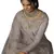 Grey embroidered tussar silk salwar