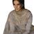 Grey embroidered tussar silk salwar