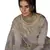 Grey embroidered tussar silk salwar
