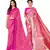 Classiques Pink Saree Combos With Blouse (Pack of 2)
