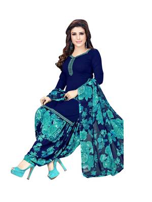 Multicolor printed crepe salwar 2