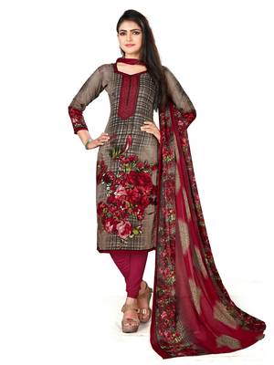 Multicolor printed crepe salwar 3