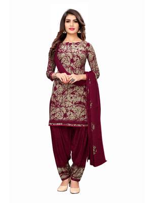 Multicolor printed crepe salwar 2