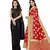 Classiques Black& Red Saree Combos With Blouse (Pack of 2)