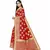 Classiques Black& Red Saree Combos With Blouse (Pack of 2)