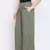 Khaki Paola Button Women Pant