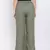Khaki Paola Button Women Pant