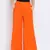 Orange Sia Button Women Pant