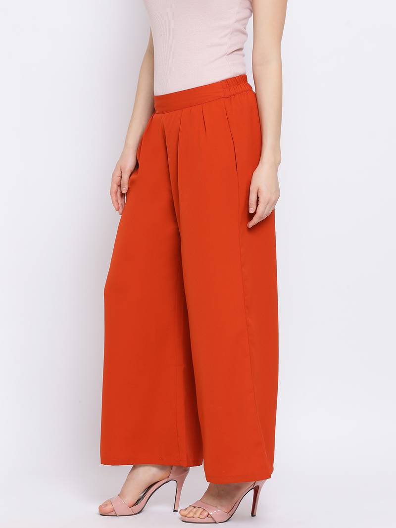 Rust Pastel Shade Women Pant