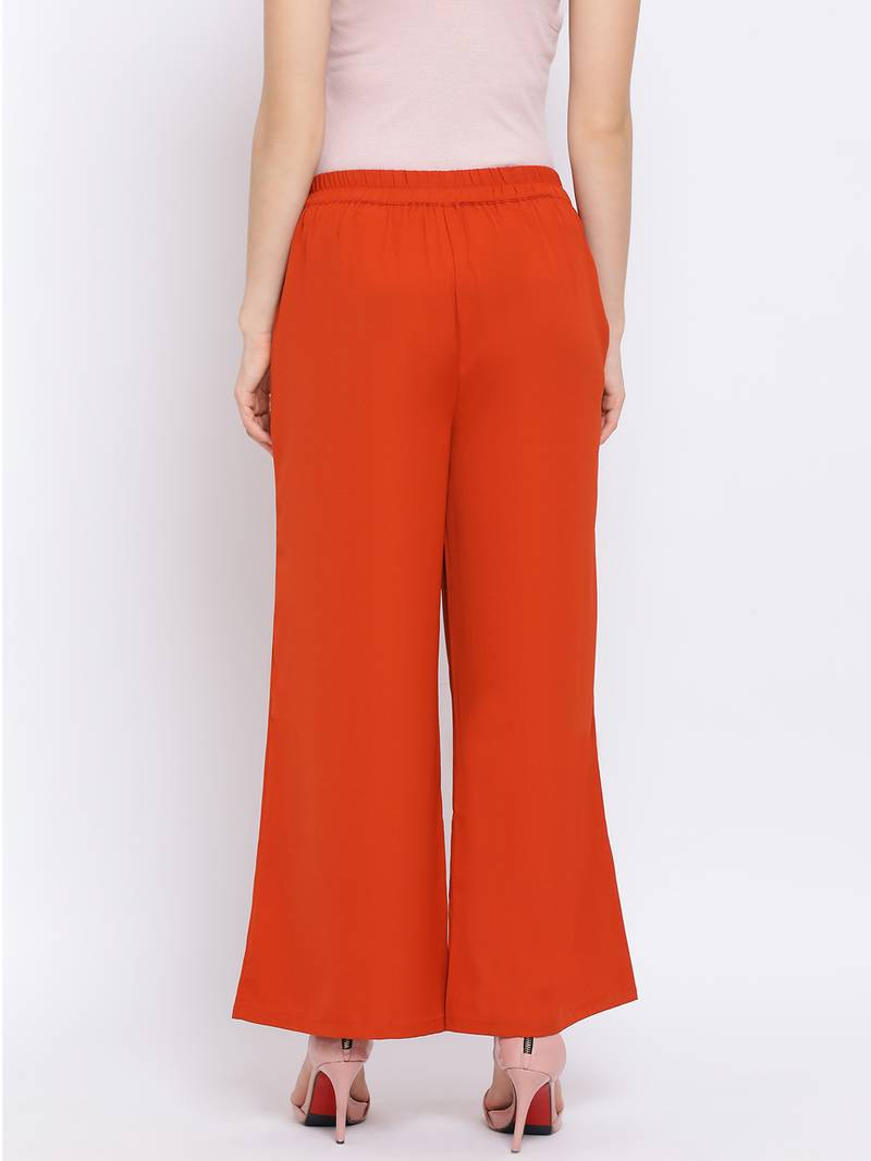 Rust Pastel Shade Women Pant