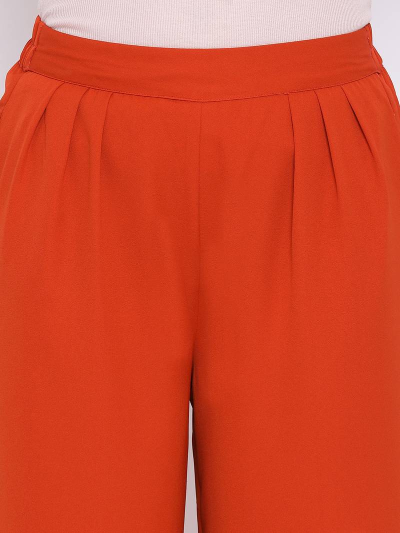 Rust Pastel Shade Women Pant