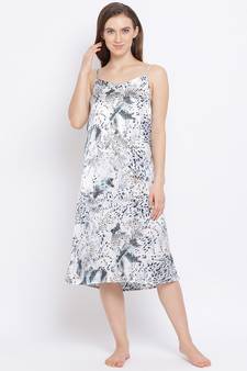 Wild Fame Nightwear Women Satin Dress