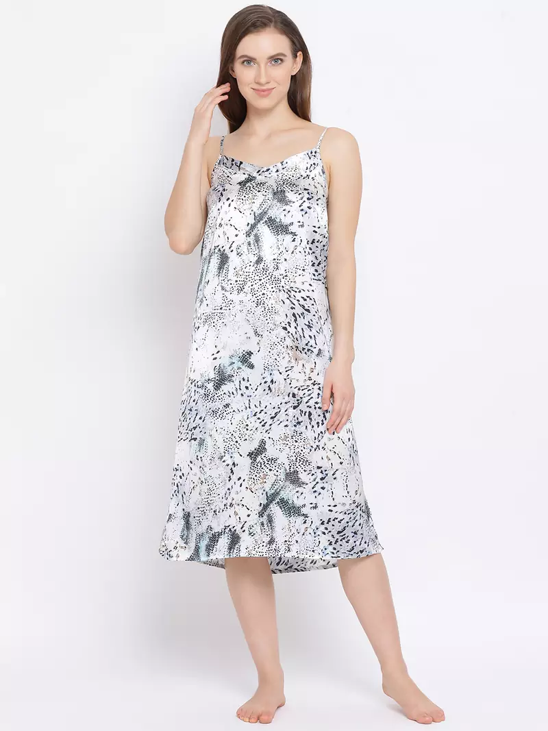 Wild Fame Nightwear Women Satin Dress
