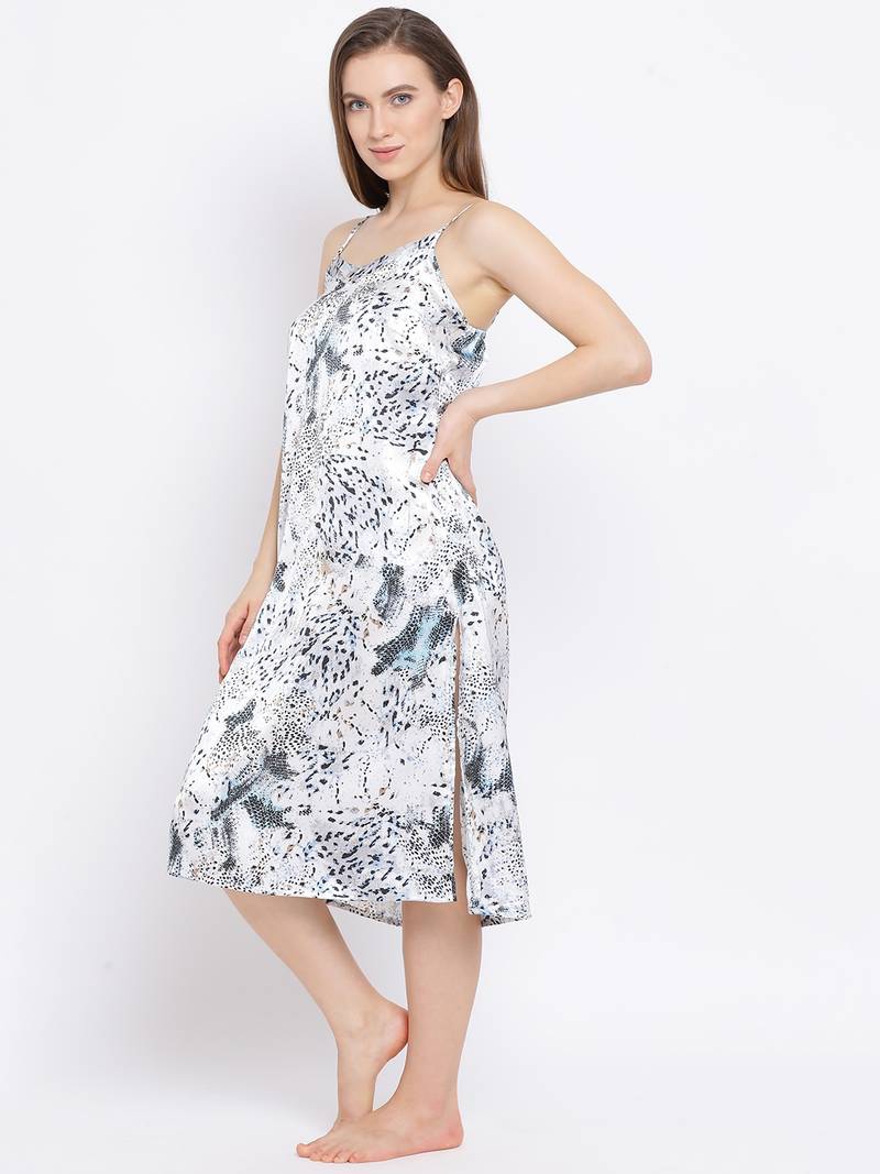 Wild Fame Nightwear Women Satin Dress