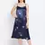 Branched Persona Nightwear Women Satin Dress