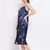Branched Persona Nightwear Women Satin Dress