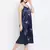 Branched Persona Nightwear Women Satin Dress