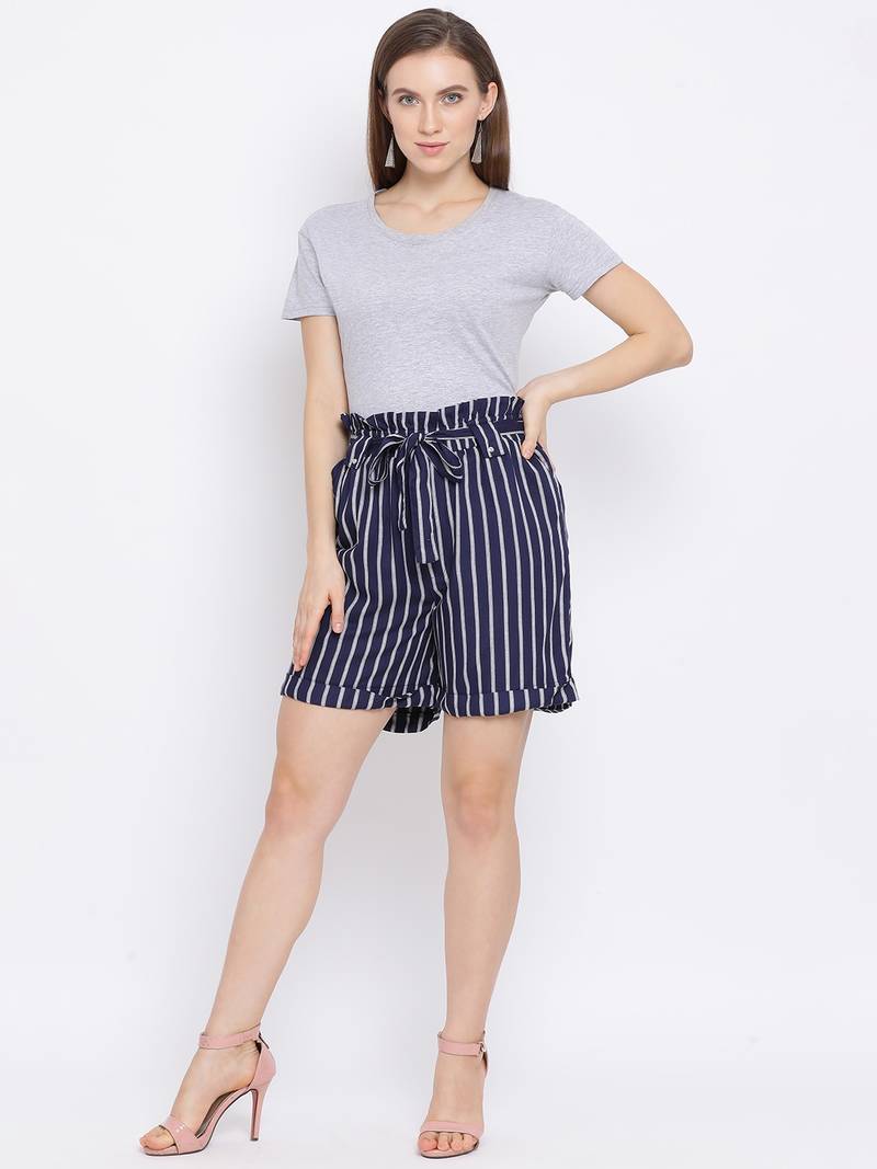 Stripe Captain Women Shorts